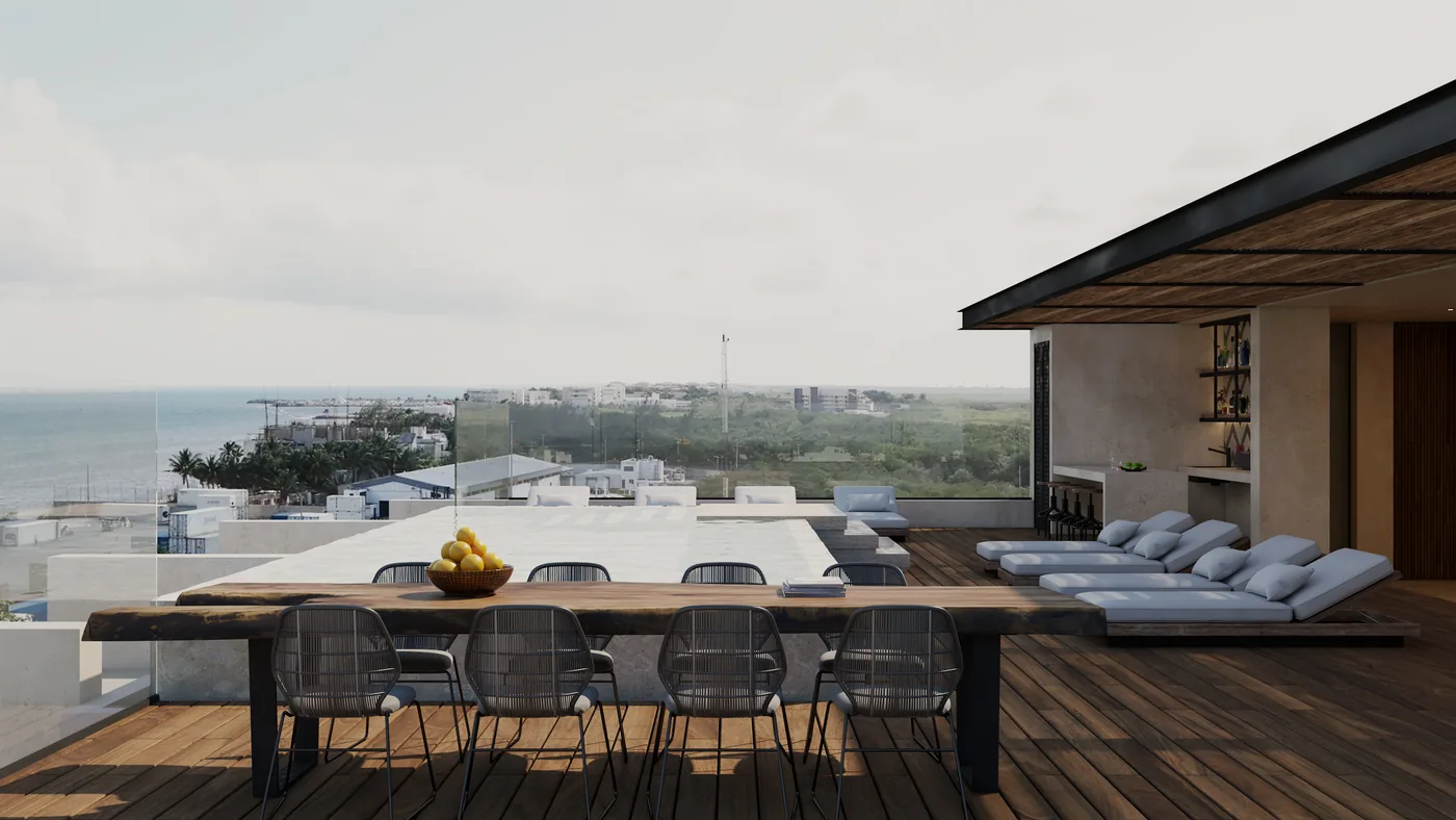 Cancun rooftop and coastal access view for comparing lifestyle zones